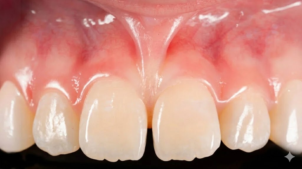 Frenektomi ve Diastema Ön dişlerde ayrıklığa (diastema) neden olan dudak bağının (frenulum) lazerle alınması işlemi.